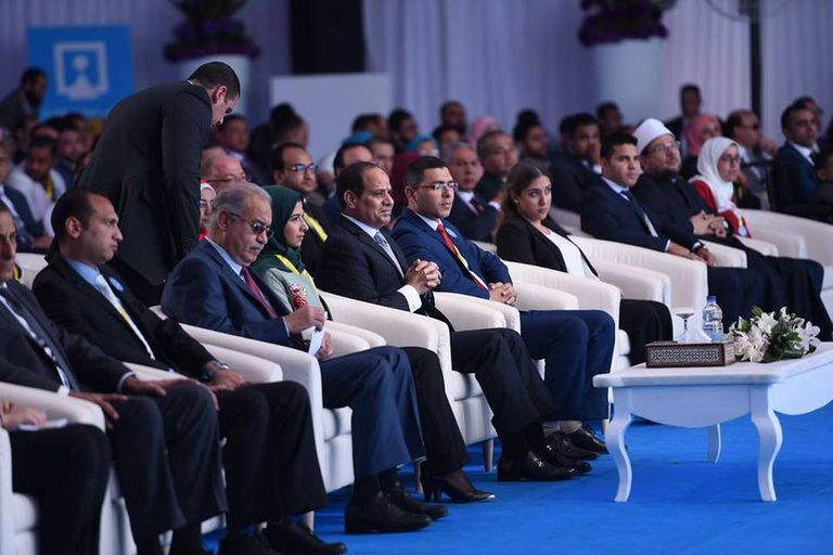 الرئيس المصري في مؤتمر الشباب بدورته الثالثة