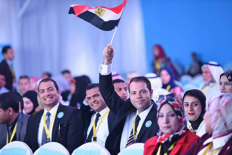 الرئيس المصري في مؤتمر الشباب بدورته الثالثة