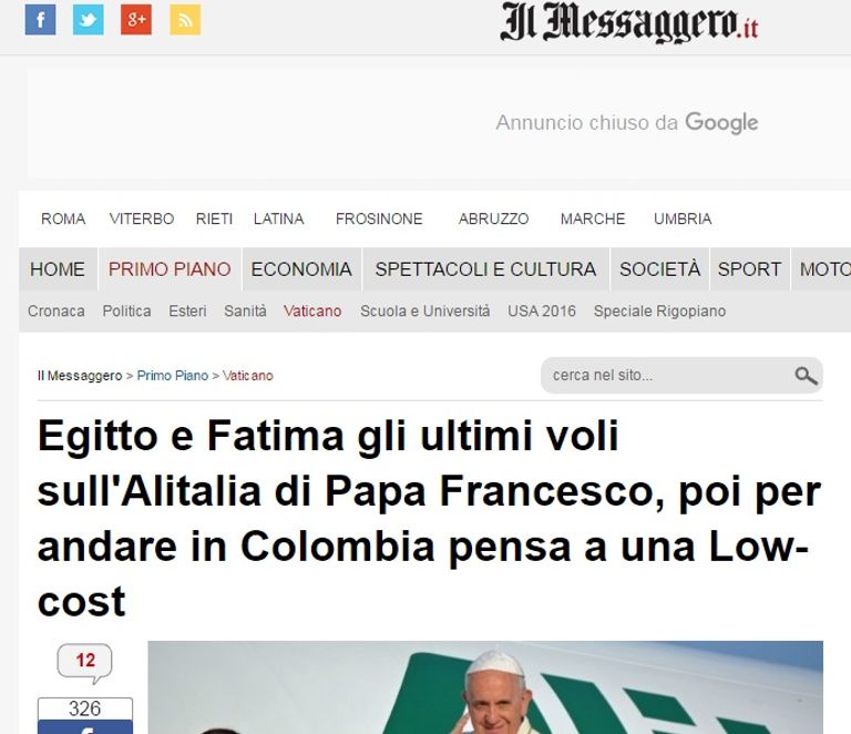 زيارة البابا فرنسيس لمصر