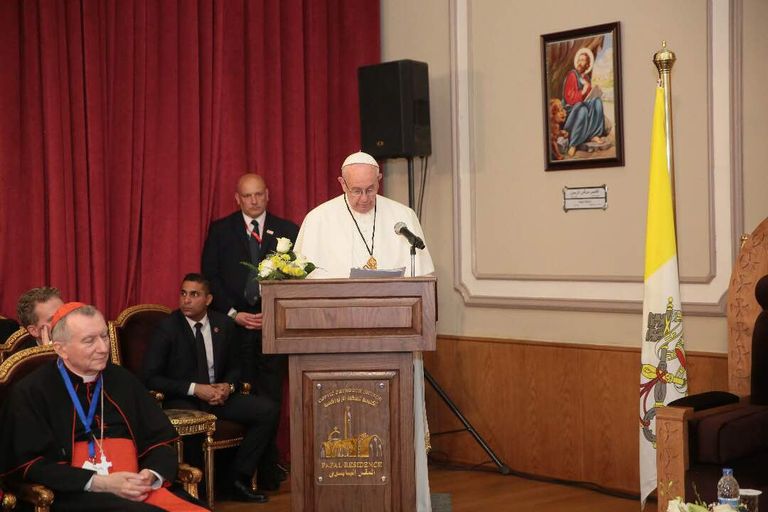 البابا تواضروس والبابا فرنسيس