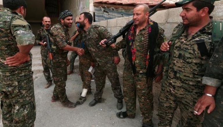 قوات "حماية الشعب" الكردية في شمال شرق سوريا