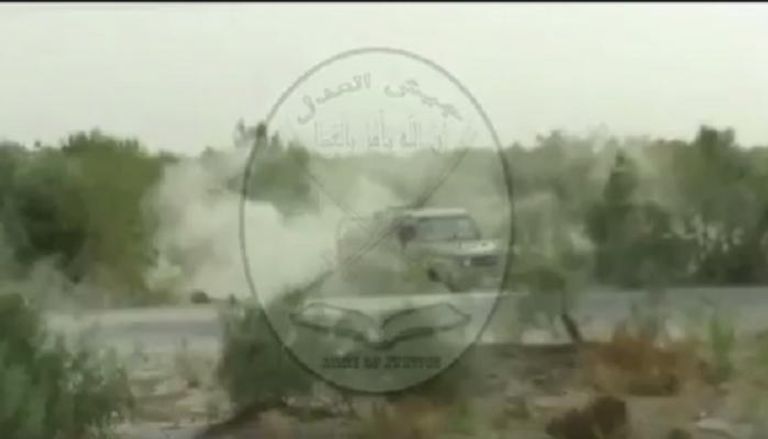جيش العدل المعارض نشر فيديو العملية ضد الحرس الثوري الإيراني