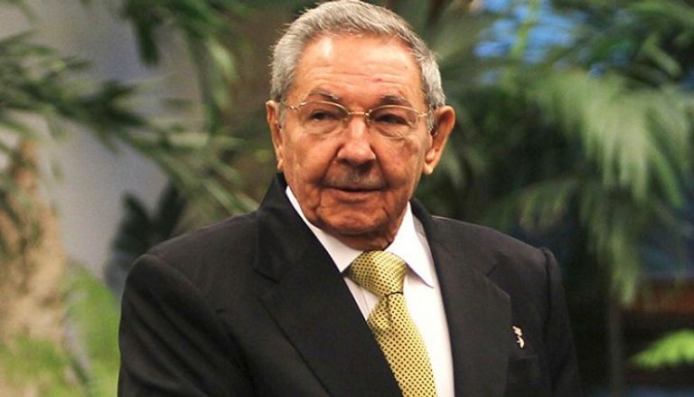 كاسترو إنفانتينو خلال زيارته لكوبا