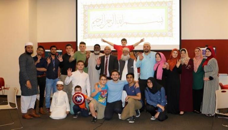 صورة من مؤتمر رابطة الطلاب المسلمين في نيويورك