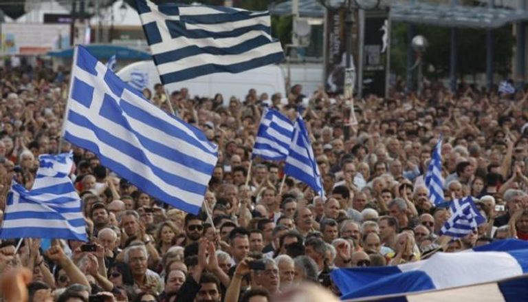احتجاجات في احتفالات عيد العمال باليونان