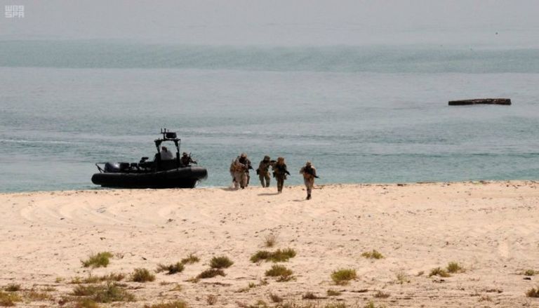 جانب من التمرين