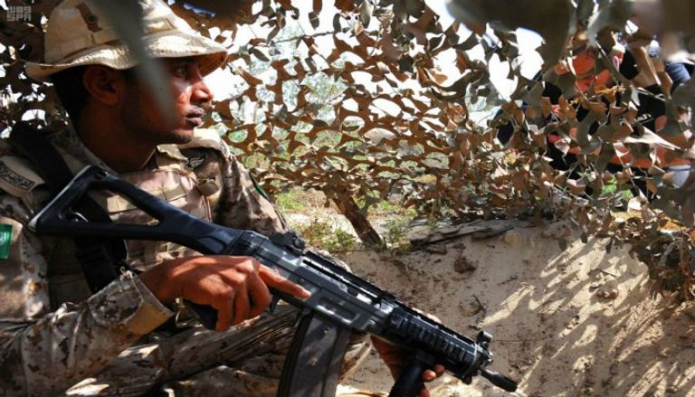 جانب من التمرين