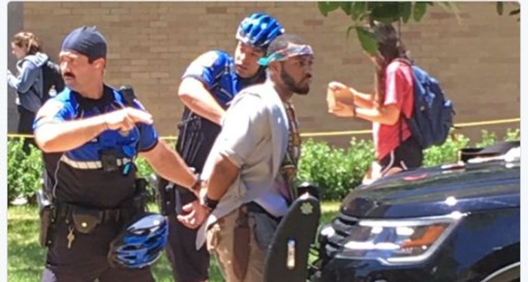 جانب من حادث الطعن