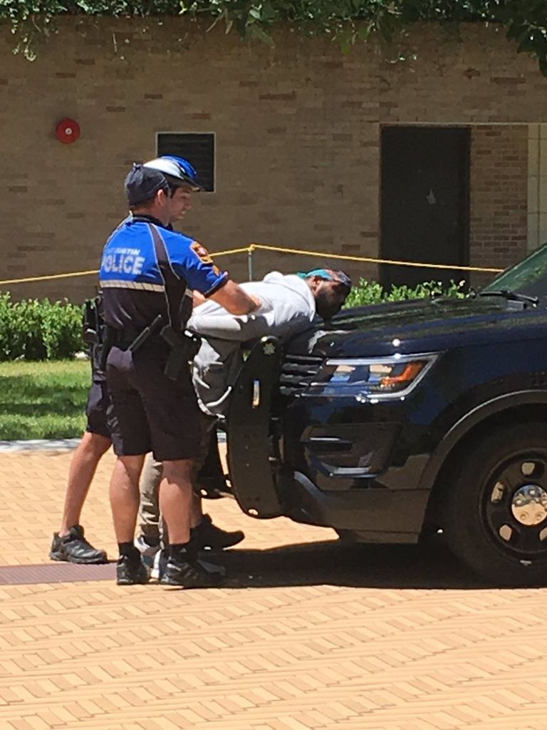 جانب من حادث الطعن