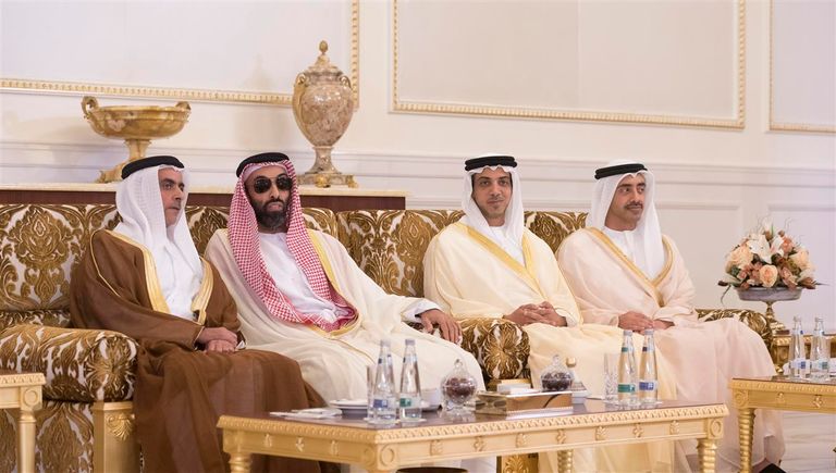 الشيخ محمد بن زايد برفقة الرئيس المصري عبد الفتاح السيسي