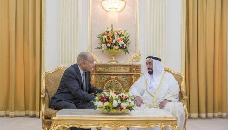 حاكم الشارقة يستقبل أمين عام جامعة الدول العربية