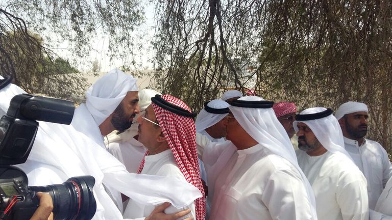 تشييع جثمان حسن البشر شهيد الإمارات في "إعادة الأمل"