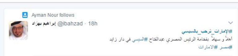 السيسي ومحمد بن زايد في لقاء سابق- أرشيفية