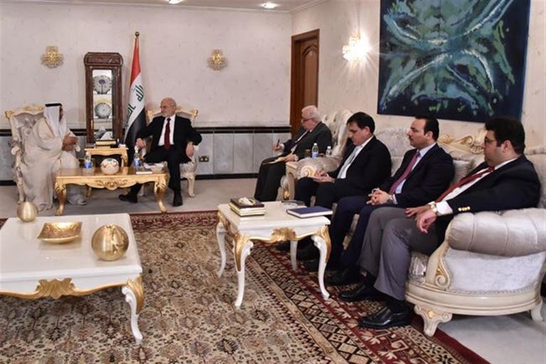 سفير الإمارات لدى بغداد يلتقي وزير خارجية العراق