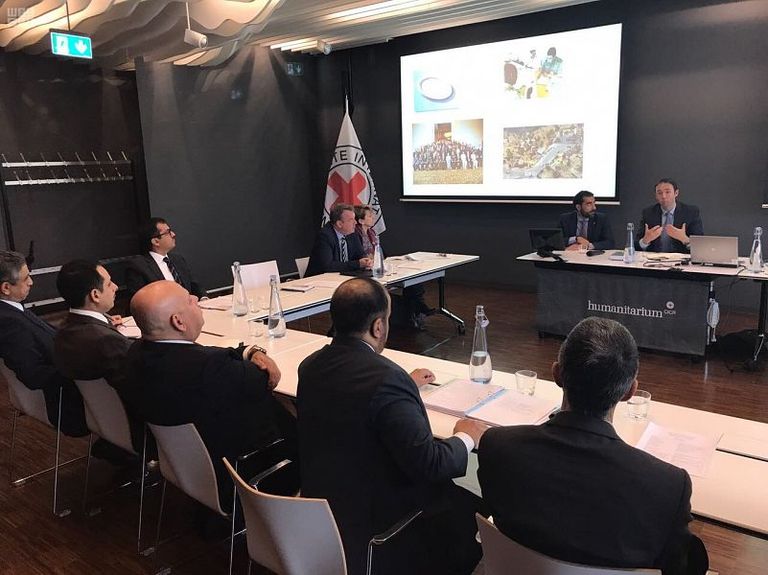 وفد من قيادات دعم الشرعية في اليمن بجنيف 