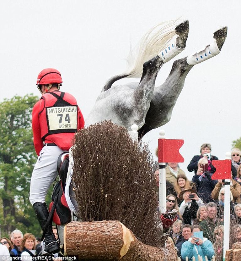 لحظة سقوط الحصان