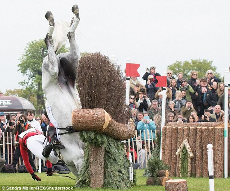 لحظة سقوط الحصان