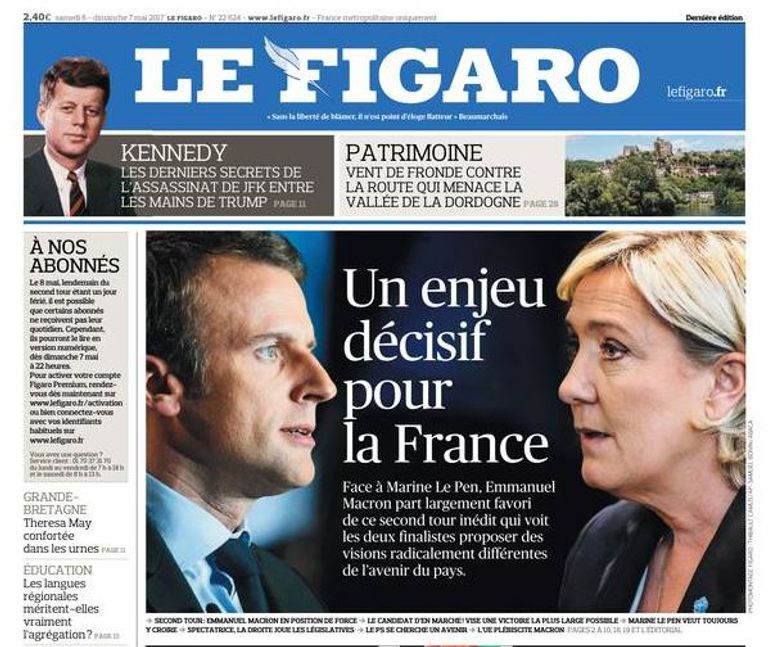 نسخ من الصحف الفرنسية في نيس (رويترز)