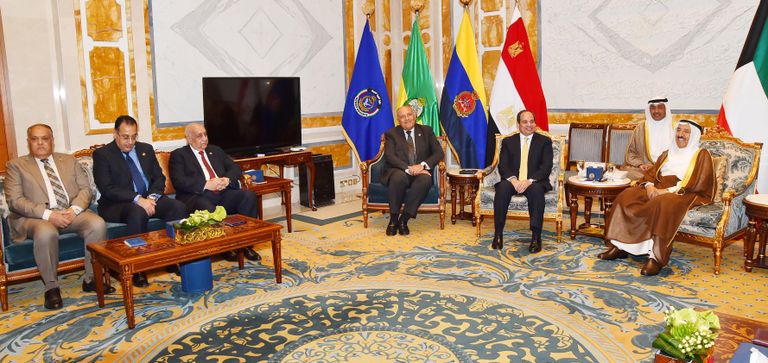 أمير الكويت والرئيس السيسي