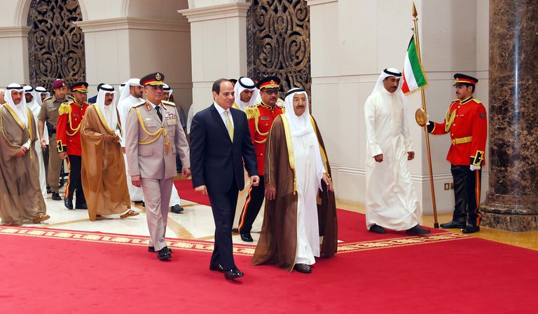 أمير الكويت والرئيس السيسي