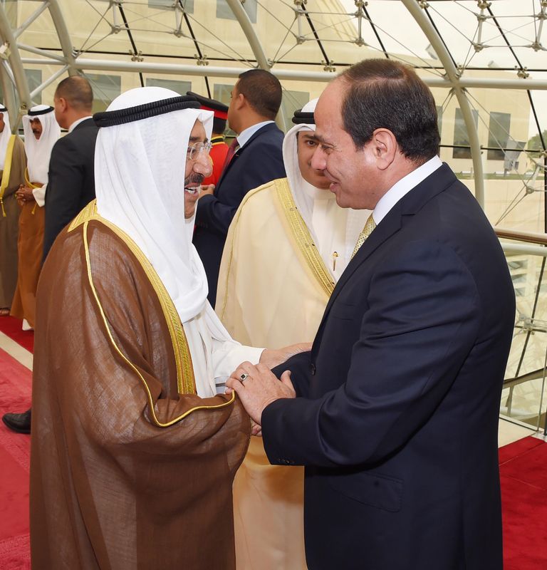 أمير الكويت والرئيس السيسي