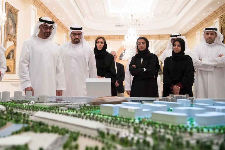 محمد بن زايد يشهد إطلاق مشروع تطوير جزيرة ياس 