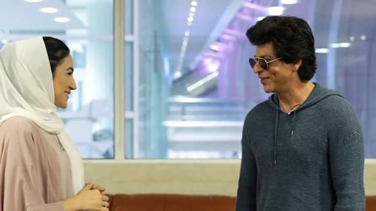 شاروخان يصل دبي