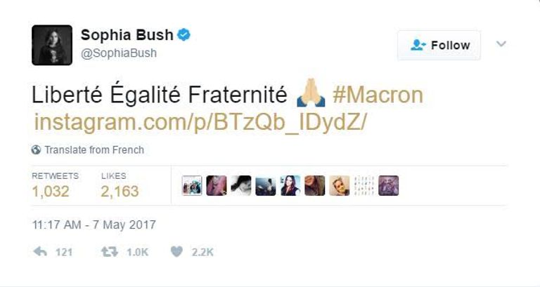 10 فنانين عالميين يهنئون ماكرون