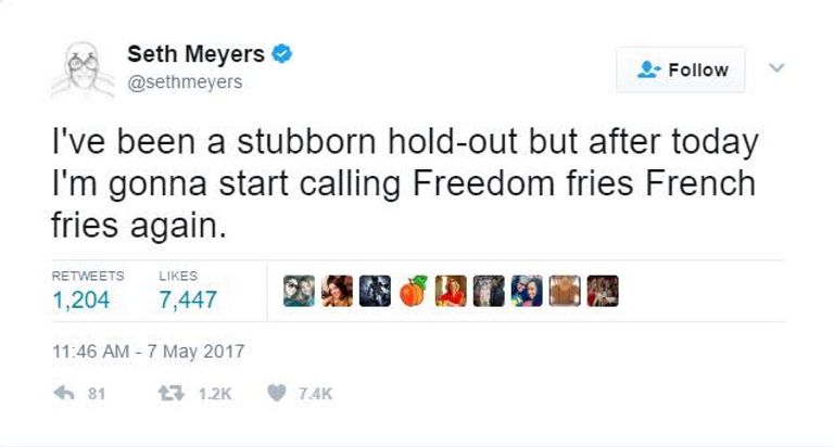 10 فنانين عالميين يهنئون ماكرون