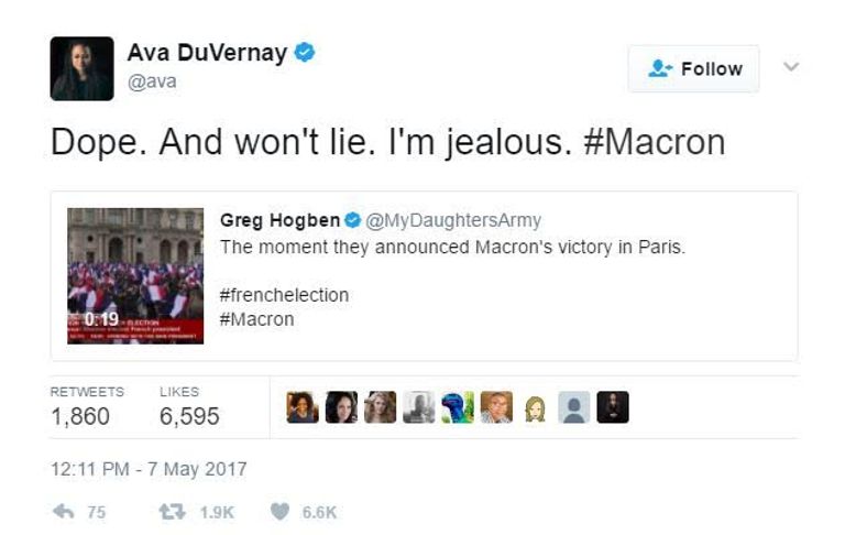 10 فنانين عالميين يهنئون ماكرون