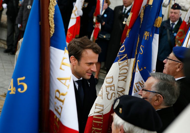 ماكرون وهولاند