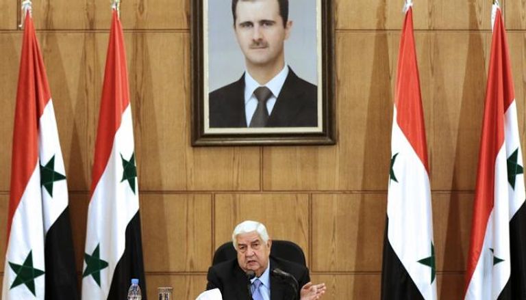 خريطة للمناطق الآمنة في مؤتمر لوزارة الدفاع الروسية