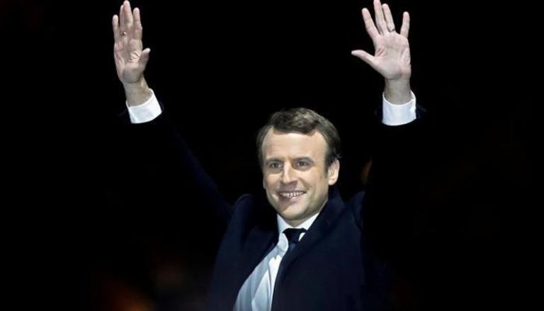 الرئيس الفرنسي الجديد إيمانويل ماكرون