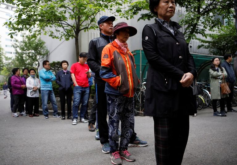 انتخاب رئيس جديد لكوريا الجنوبية - رويترز