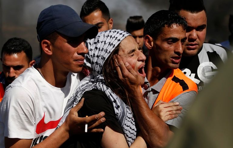 مواجهات بين الفلسطينيين وقوات الاحتلال - صورة أرشيفية