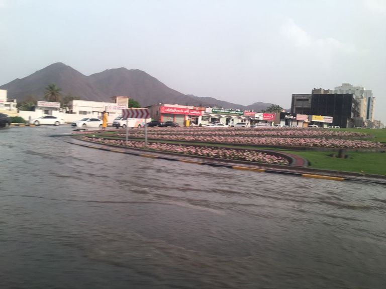 أمطار غزيرة تسقط على خروفكان