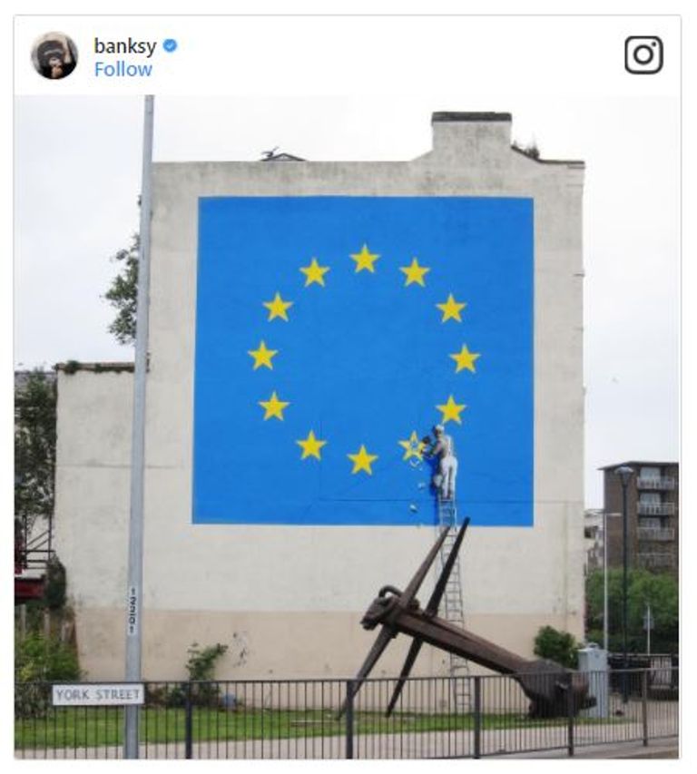 جدارية بانكسي المثيرة للجدل