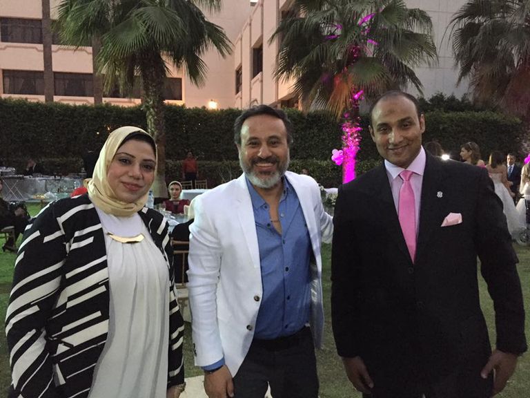 إيمان أبوطالب والعقيد محمد سمير