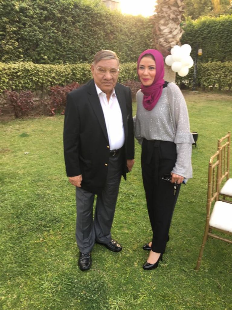 إيمان أبوطالب والعقيد محمد سمير