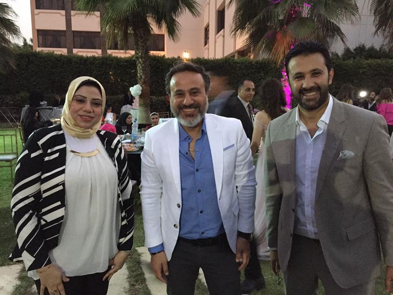 إيمان أبوطالب والعقيد محمد سمير