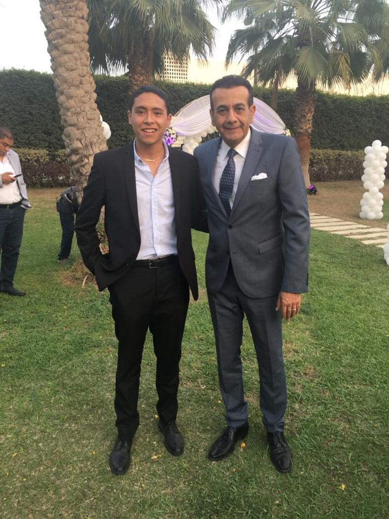 إيمان أبوطالب والعقيد محمد سمير