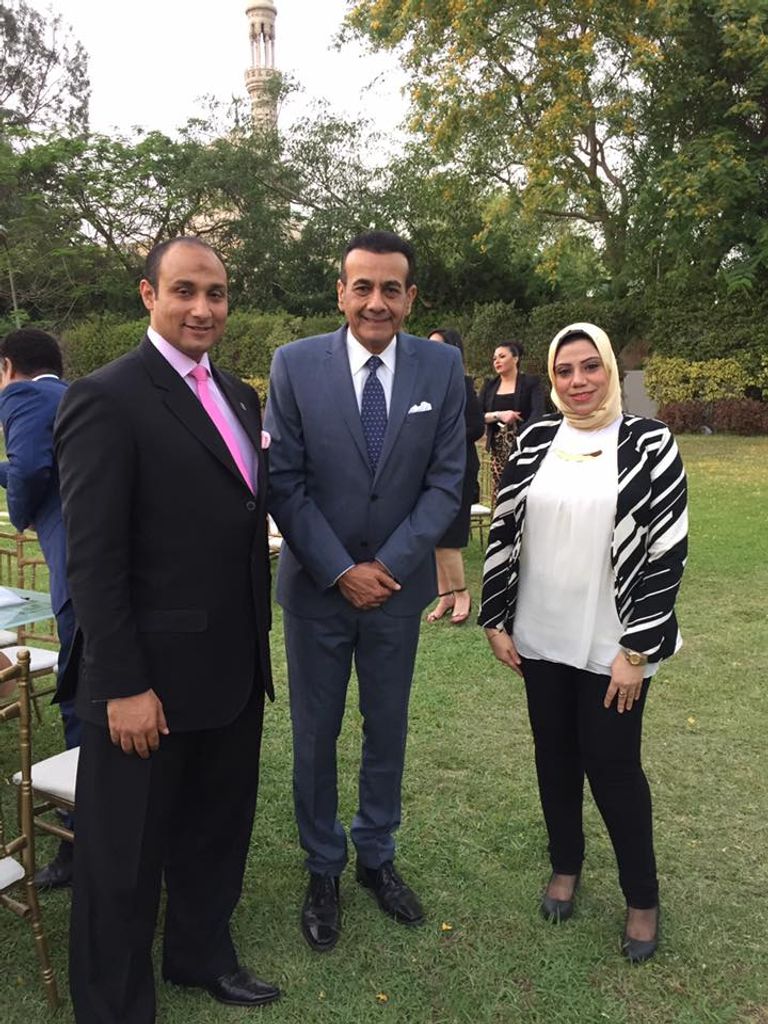 إيمان أبوطالب والعقيد محمد سمير