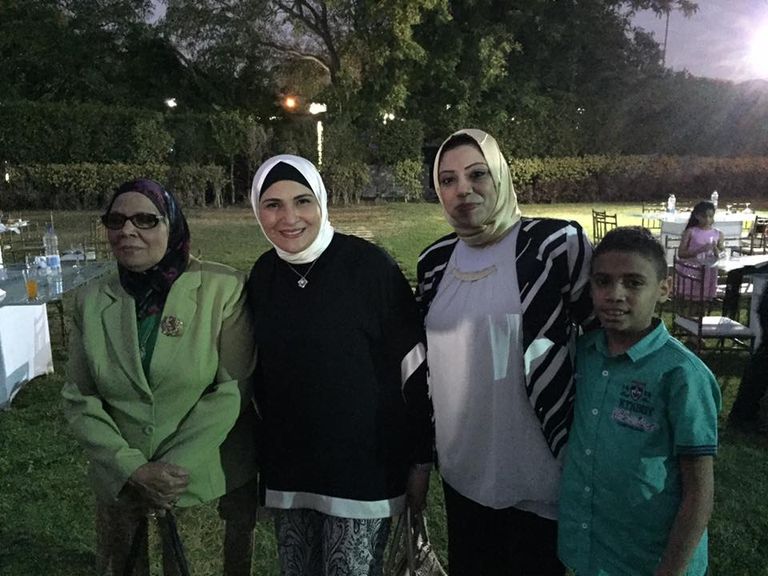 إيمان أبوطالب والعقيد محمد سمير