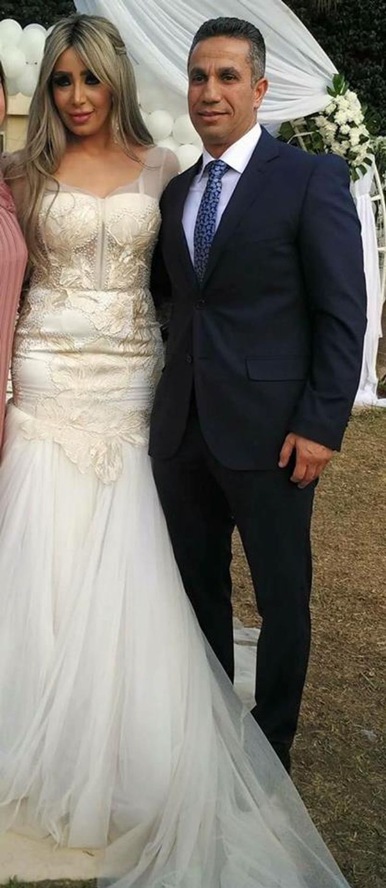 إيمان أبوطالب والعقيد محمد سمير