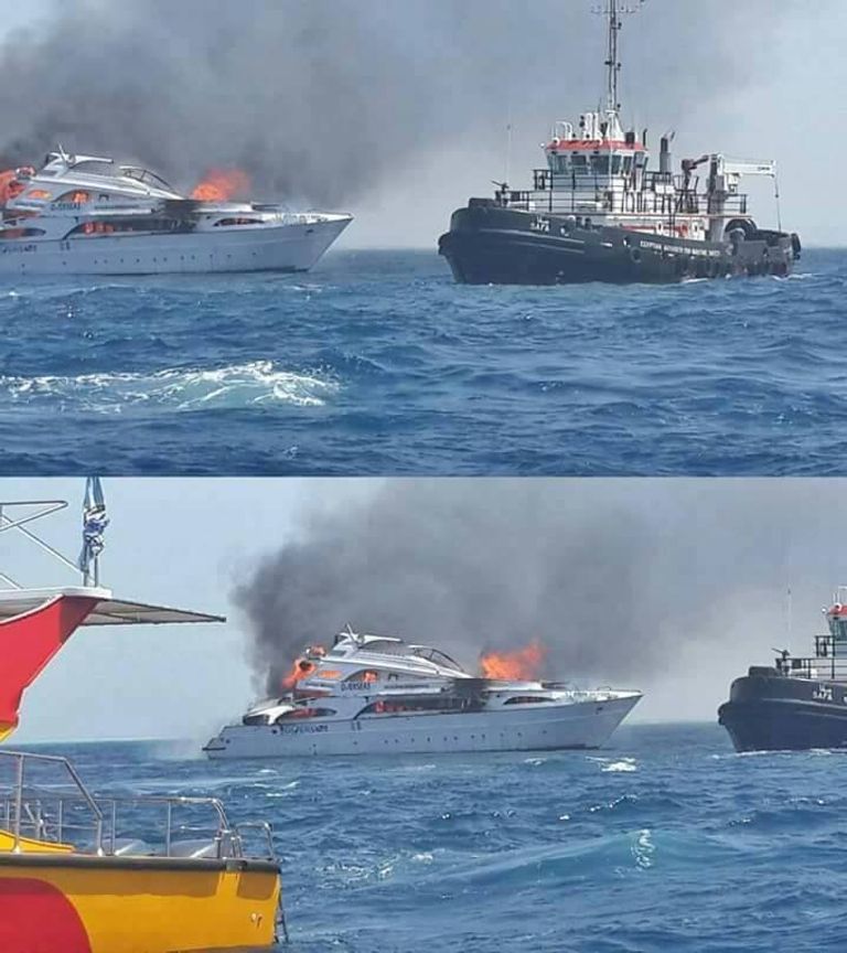إحدى الصور التي نشرها الجيش المصري بشأن الحادث
