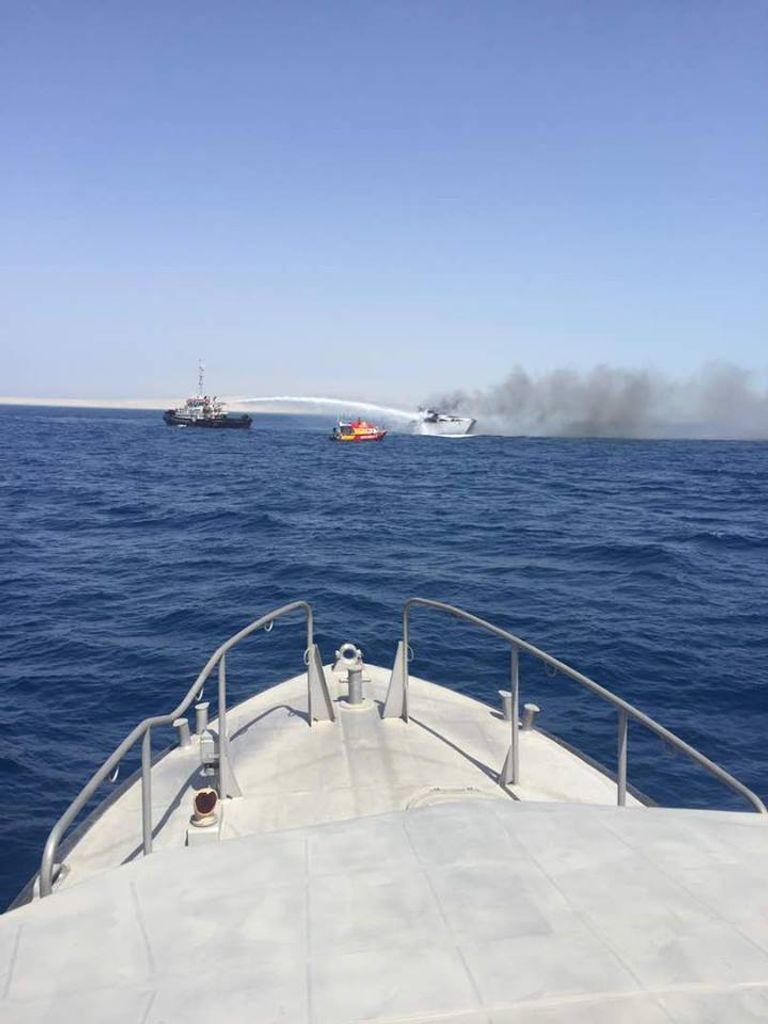 إحدى الصور التي نشرها الجيش المصري بشأن الحادث