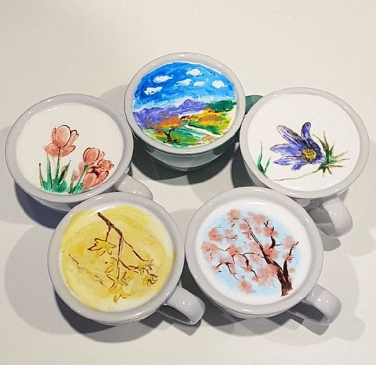 إحدى إبداعات الرسام الكوري "كانجبين لي"