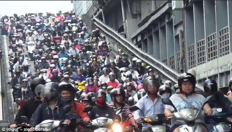 أحد أسوء لحظات الزحام في العالم