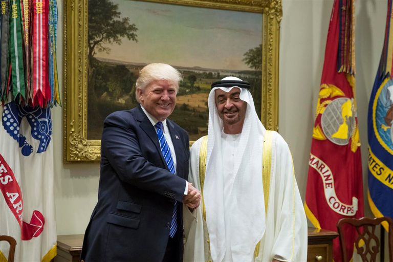 محمد بن زايد يصل إلى البيت الأبيض