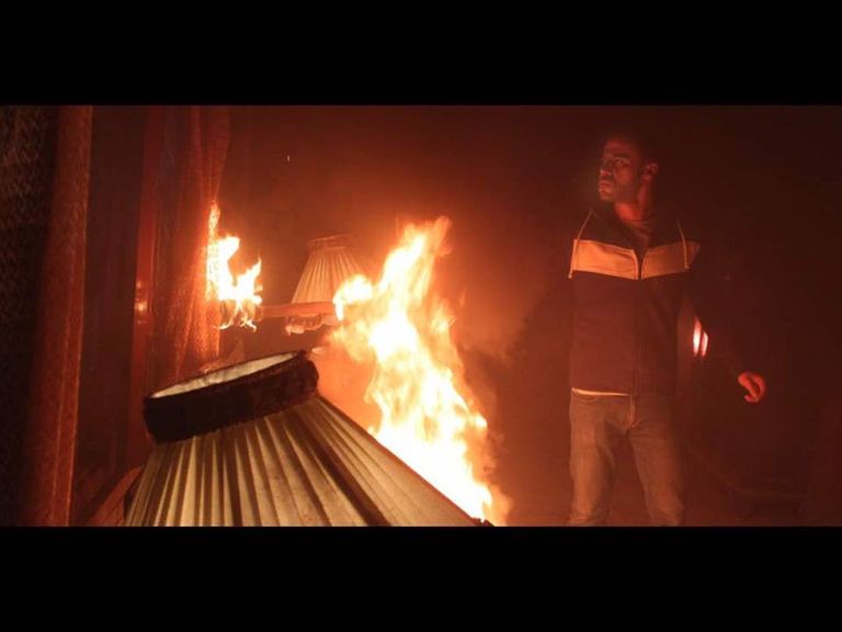 محمد إمام أثناء التصوير